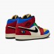Air Jordan 1 Mid SE Fearless Blau the Great Multicolor/Multicolor CU2805 100 Herren/Damen AJ1 Jordan Sneakers