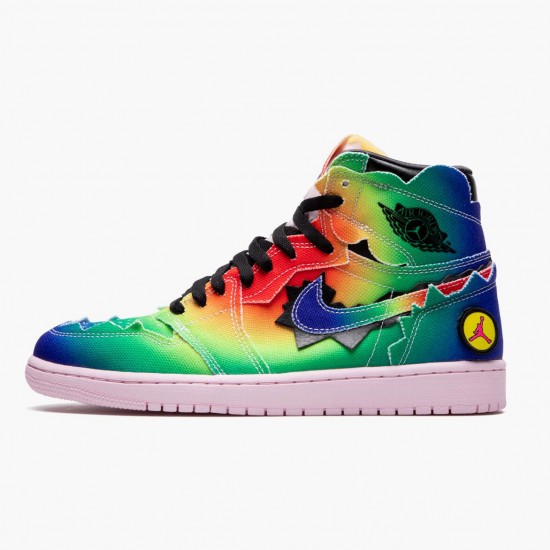Air Jordan 1 Retro High J Balvin Herren Multi-Color/Schwarz/Rosa Foam/Mu DC3481 900 AJ1 Jordan Sneakers