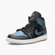 Air Jordan 1 Mid Iridescent Schwarz Schwarz/Pale Ivory-Multi-Color BQ6472 009 Herren/Damen AJ1 Jordan Sneakers