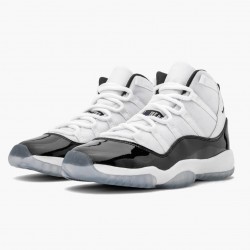Air Jordan 11 Retro "Concord 2018" Herren/Damen 378038 100 Weiß Schwarz-Concord AJ11 Schwarz Jordan Sneakers