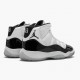 Air Jordan 11 Retro Concord 2018 Herren/Damen 378038 100 Weiß Schwarz-Concord AJ11 Schwarz Jordan Sneakers